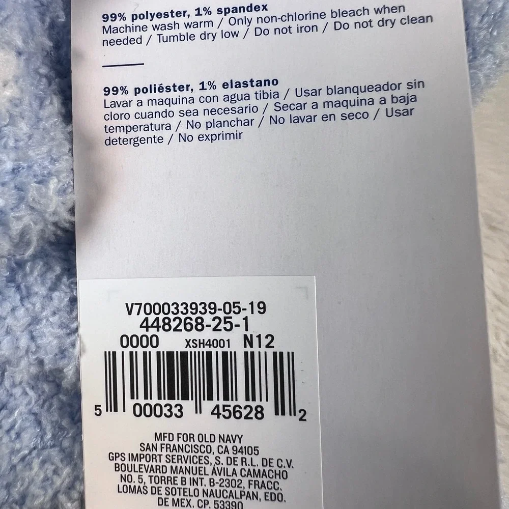Old Navy Womens Cozy Socks Blue Penguin Polka Dot One Size Fuzzy Winter New